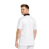 Bluza kucharska biała krótki rękaw wstawki czarne roz.3XL